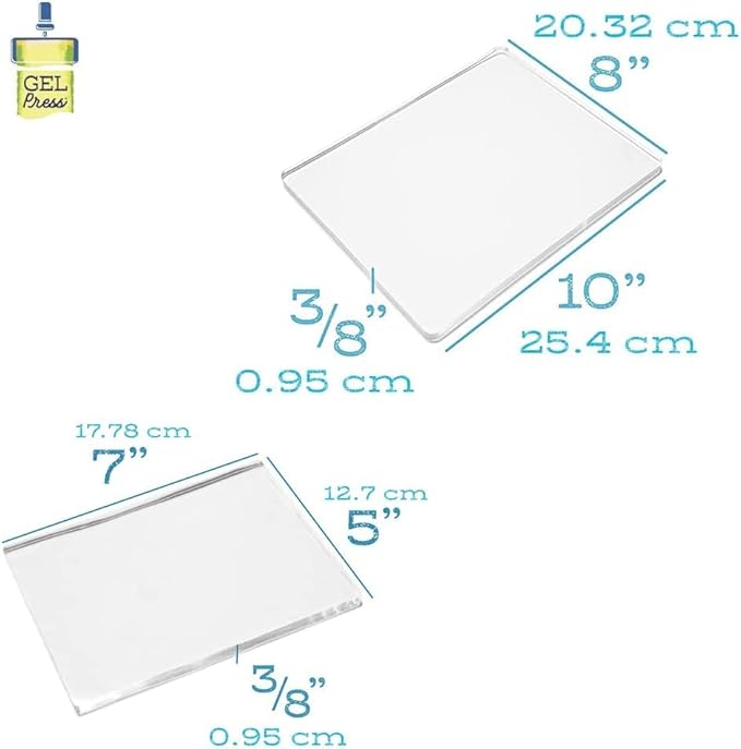 Gelli Plates 8' X 10' + 5' X 7' Gel Press Monoprinting Value Pack - Image 5