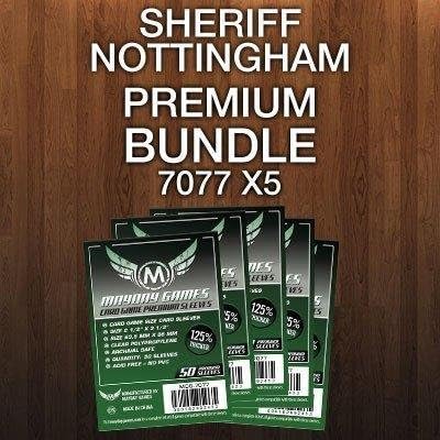 Mayday Games Sheriff of Notingham Game Accessory- Premium Card Sleeve Bundle by MAYDAYGAMES