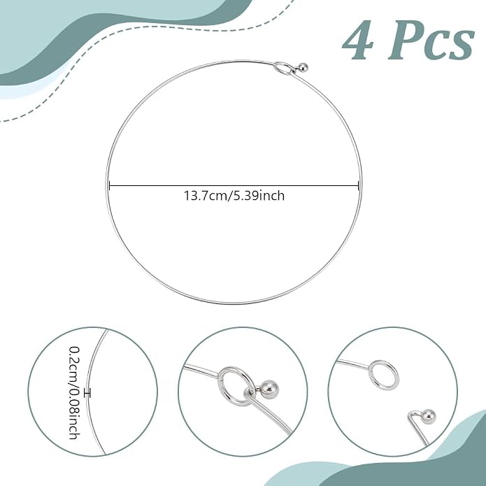 UNICRAFTALE Wire Wrap Collar Necklaces - Image 3
