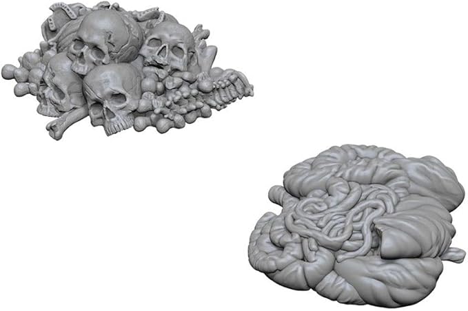 WizKids Deep Cuts Unpainted Miniatures Terrain: Wave 6: Pile of Bones & Entrails by WizKids