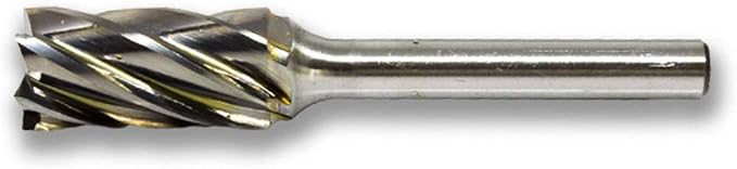 Benchmark Abrasives Ball Shape Premium Tungsten Carbide Burr with 1/4 Inch Shank Aluminum Cut Rotary Tool, Engraving Tool for Non-Metals Shaping Carving (SB-5NF)