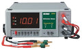 Extech 380560 Precision Milliohm Meter - High Accuracy 4-Wire Digital Low Resistance Tester with Kelvin Clips, 3 Ranges from 200mΩ to 2000Ω, Large LCD Display, Data Hold & Auto Power Off