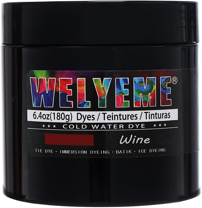 Cold Water Dye, Tie Dye Powder, Fabric Dye Powder by WELYEME