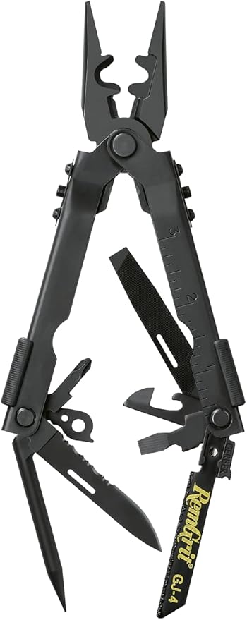 Gerber Gear Gear DET Multi-Plier 600 with Blasting Cap Crimper - MultiTool w/ Screwdriver, Needlenose Pliers, Can Opener, Wire Cutter, Replaceable Saw - Combat Engineer - Made in USA - Survival Tools