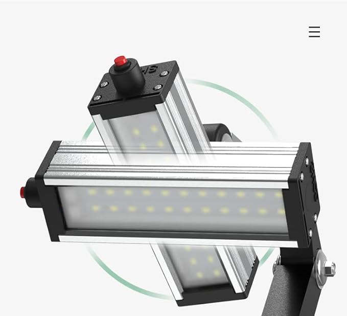 Aluminum Alloy Long Arm CNC Industrial Lighting LED Work Light 3200 Lumens 24V LED Lathe Drilling Milling Machine Lights Explosion-Proof Waterproof Light Machine Repairing Lamp (32)