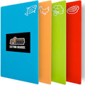 GORILLA GRIP 100% BPA-Free Flexible Cutting Board Set of 4, Durable Plastic Mats by Unknown