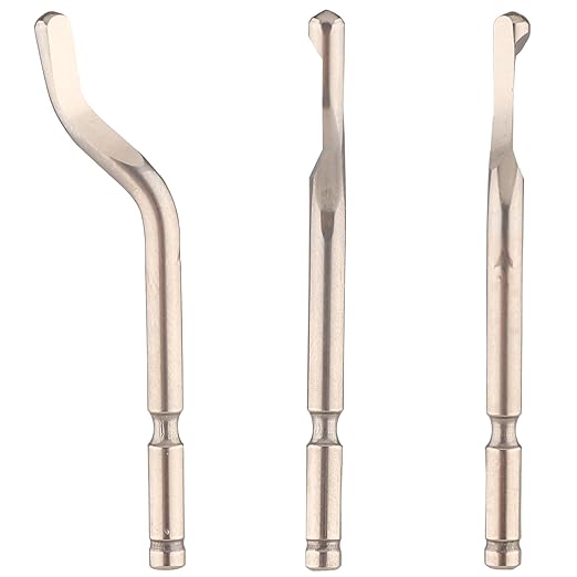 10PCS Cobalt Deburring Blades BS1018 S100 - High-Speed Steel Burr Removal Tool for Metal, Stainless Steel, Copper, Aluminum, Plastic, and High-Hardness Materials