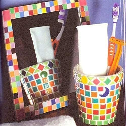 1.1LB Mixed Color Irregular Crystal Mosaic Tiles, Tiny Mini Mosaic Tile DIY - Image 6