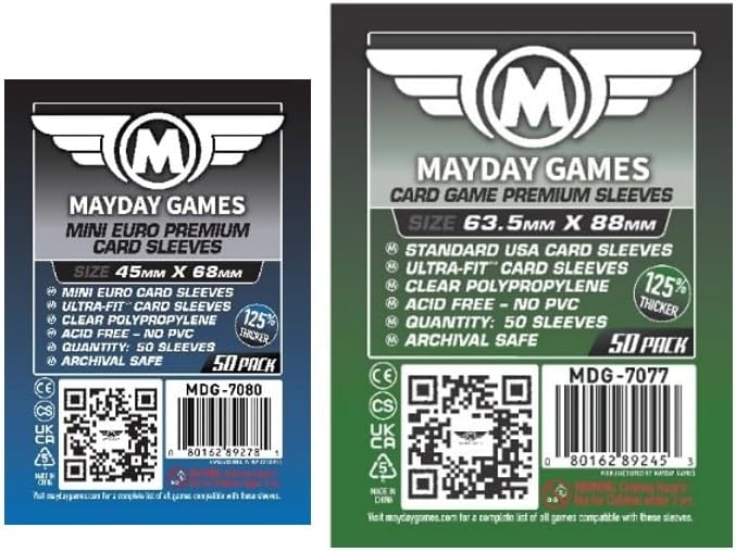 Endeavor: Deep Sea Premium Compatible Card Sleeve Bundle by MAYDAYGAMES