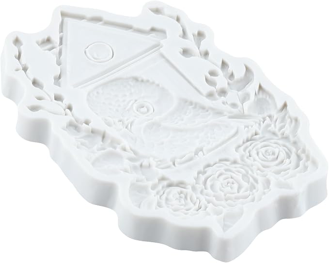 3D Bird Polymer Clay Mold Bird House and Owl Silicone Molds - Image 8