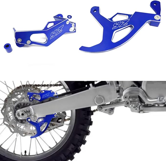 Rear Brake Disc Guard & Caliper Guard Compatible with YZ125 YZ250 YZ250F YZ450F YZ250X 2006-2021,YZ125X 2017-2021,YZ 250FX 2015-2021,YZ450FX 2016-2021