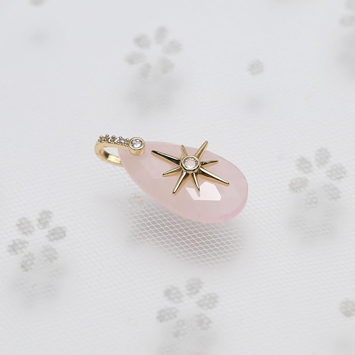 LE SKY Natural Stone Pendants Healing Crystal Gemstones - Image 7