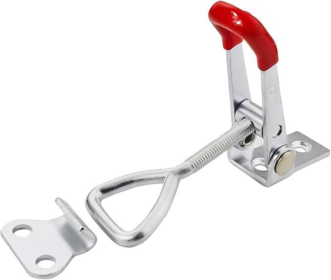 Adjustable Toggle Latch Clamp 4001, 330 Lbs 150Kg Holding Capacity, 4001 Heavy Duty Quick Release Pull Latch Toggle Clamp 6PCS