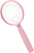 Feosky Handheld Reading Magnifier, 10X Magnifier, 75mm Shatterproof Lens by Feosky