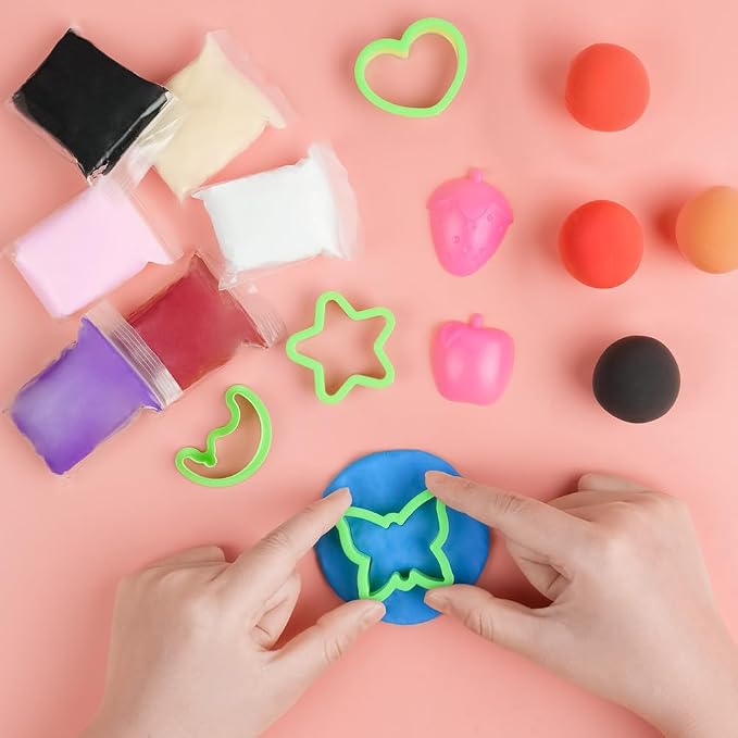 Ainiv Air Dry Clay Kit, 60 Colors DIY Model Magic Clay - Image 5