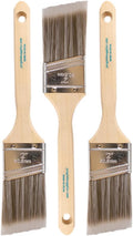 Pro Grade Paint Brushes, 2 Inch Angled Paint Brush, Trim & Walls, 3 Pack | by ProGradeSupplies