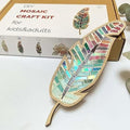 Rekeell DIY Mosaic Feather Art Kit, Wooden Base by Unknown