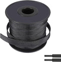 PET Expandable Braided Sleeving Wire Loom 1/8 Inch Cable Wrap Cable Sleeve Wire Protector Sleeve Tubing 100Feet, Black