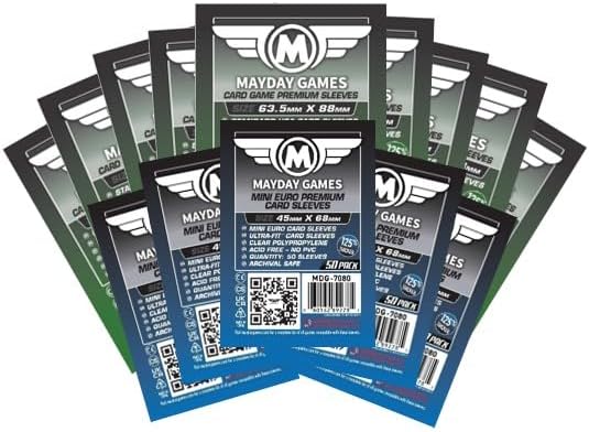 Mayday Games Nemesis Retaliation -Premium Compatible Card Sleeve Bundle by MAYDAYGAMES