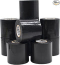 WOD ETC766 Professional Grade General Purpose Black Electrical Tape UL/CSA Listed core. Vinyl Rubber Adhesive Electrical Tape: 3 inch X 66 ft - Use at No More Than 600V & 176F (Pack of 10)