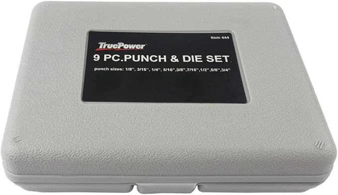 TruePower Punch & Die Set (9Piece) - See Through