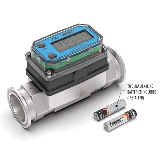 G2 Series, Turbine, High-Temperature Brew Meter, 1 Inch Pipe Size, 1-1/2 Inch Tri-Clamp Fitting G2S10TH9GMX