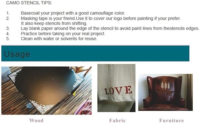 DIY Decorative Poppy Flower Stencil Template - Image 2