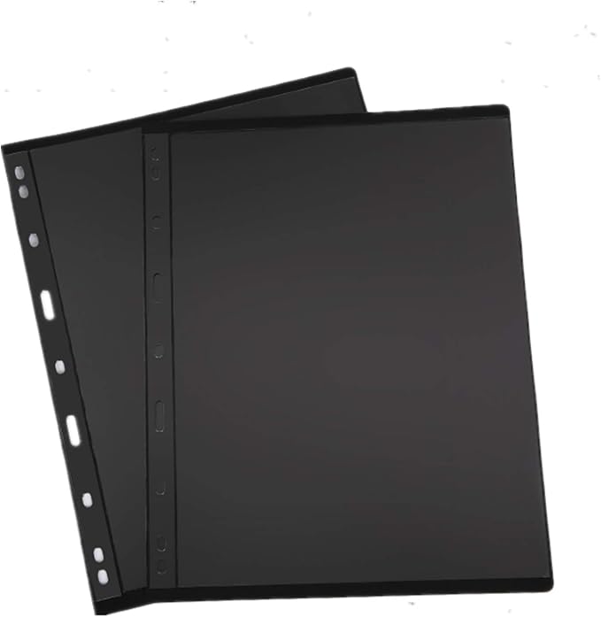 MUDOR Stamp Pages for Stamp Collection Album Binder Book, 10 Sheet 1 Row | 1 - Image 2
