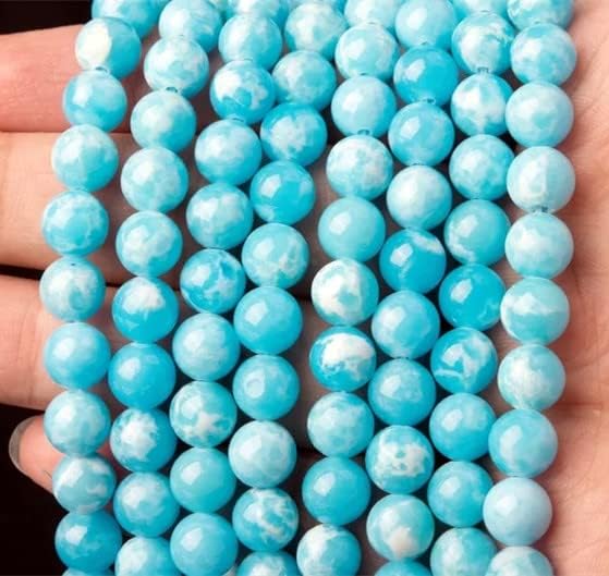 Zenkeeper 108 Pcs Blue Larimar Beads - Image 2
