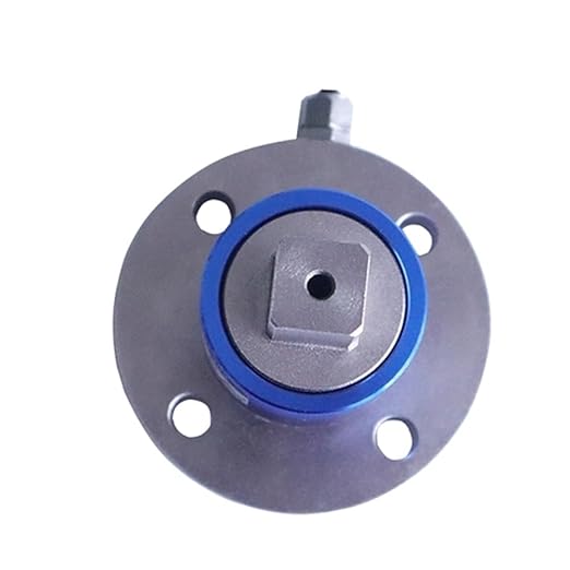 Reaction Torque Sensor 2-2000 Nm, Flange to Square Drive, High Precision Torque Transducer for Testing & Calibration (Output Signal: RS485(Equip Transmitter), 2 Nm)