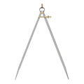 Spring Joint Caliper - [16 Inch] Carbon Steel Spring Divider Caliper with Brass Fulcrum for Metalworking Drawing Use, Flat Leg