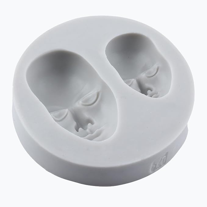 3D Face Polymer Clay Mold Human Face Silicone Molds - Image 8