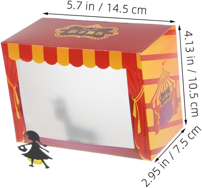 YARNOW 2Set DIY Puppet Theater Craft Interactive Shadow Puppets Kit - Image 2