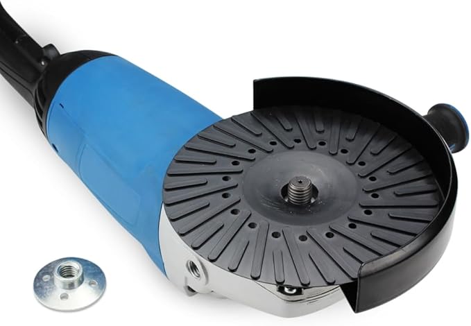 BHA Angle Grinder Ribbed Backing Pad for Resin Fiber Disc, 7" x 5/8" x 11