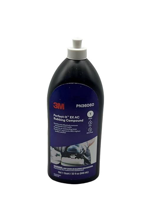 Perfect It Buffing and Polishing Kit - 36060(Rubbing Compound), 06094(Machine Polish), 06068(Ultrafine)