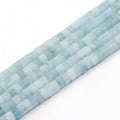 150Pcs 4×2mm Natural Aquamarine Spacer Stone Beads by Nitopupu