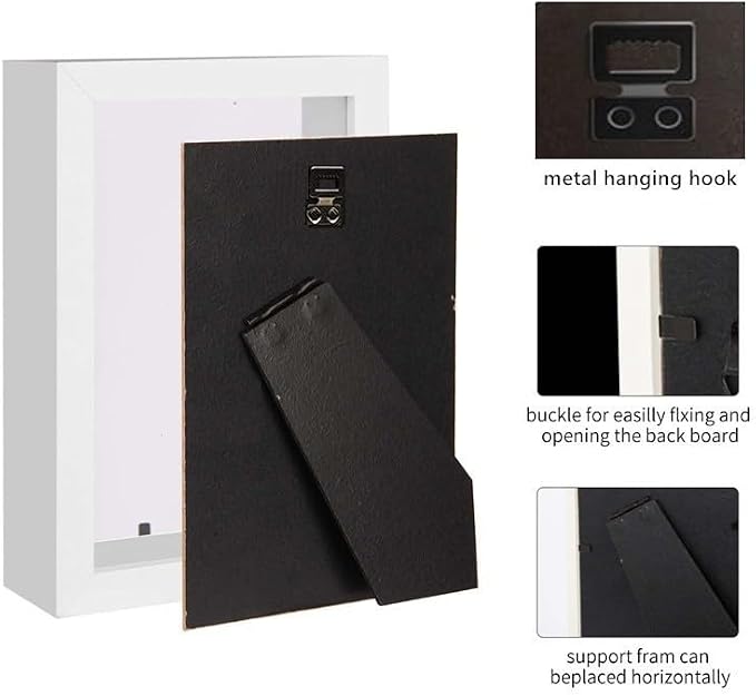 4x6 Small Shadow Box Frame Display Case - Image 4