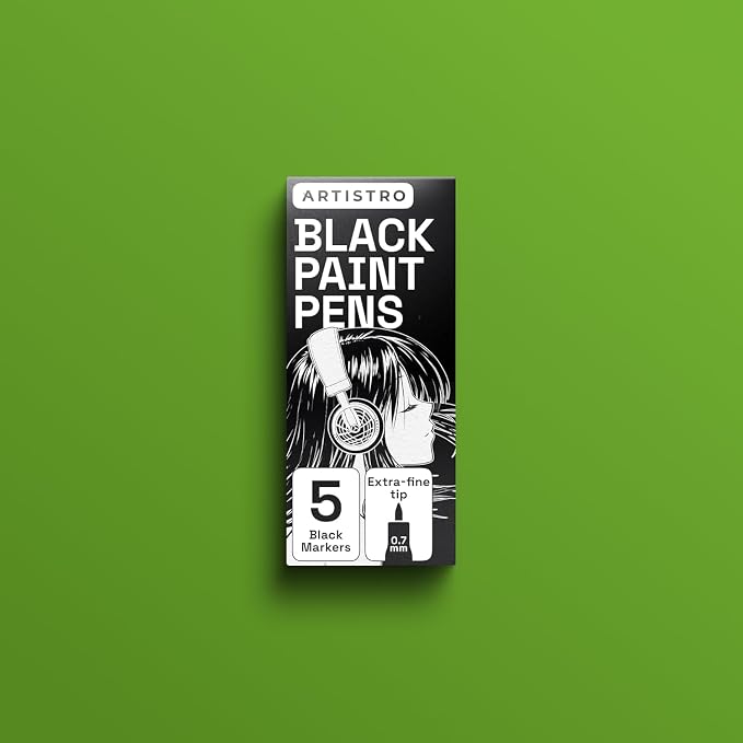 ARTISTRO Black Paint Pens - Image 8