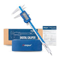 Dasqua 8”/200mm Digital Caliper, Electronic Industrial Stainless Steel Precision Measuring Tool, Large LCD, Eco-Friendly Case, Auto Off,0.0005”/0.01mm Resolution, 0.001”/0.02mm Accuracy