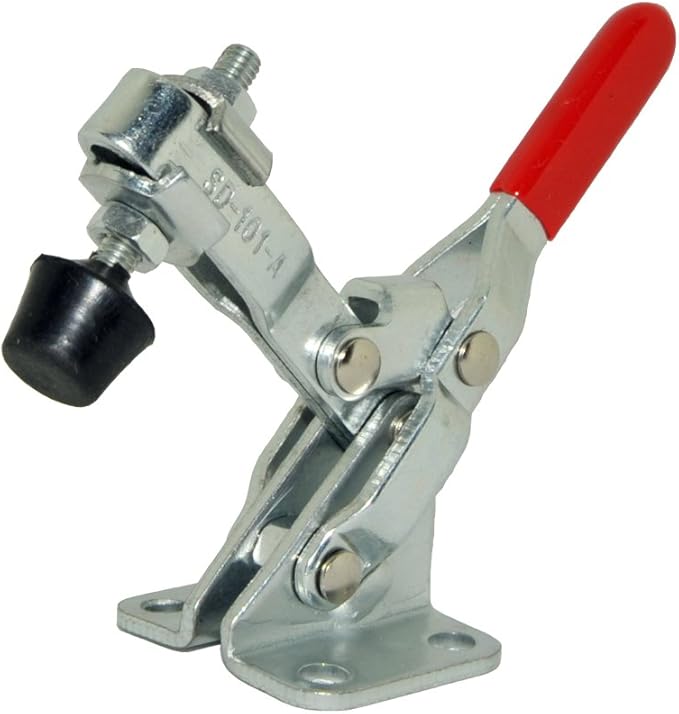 4 Pcs Vertical Hand Tool 101-A Quick-Release Toggle Clamp 110 lbs Holding Capacity Antislip