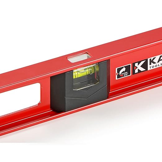 Kapro - 150-80 Semi-Professional I-Beam with Plumb Site Level - Features Horizontal Vial and Dual-View Plumb Site - Aluminum - 48 Inch