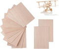 12 Pack Balsa Wood Sheets 1/16x4x6 Inch Natural Wood Color Unfinished Wood by iUoczi