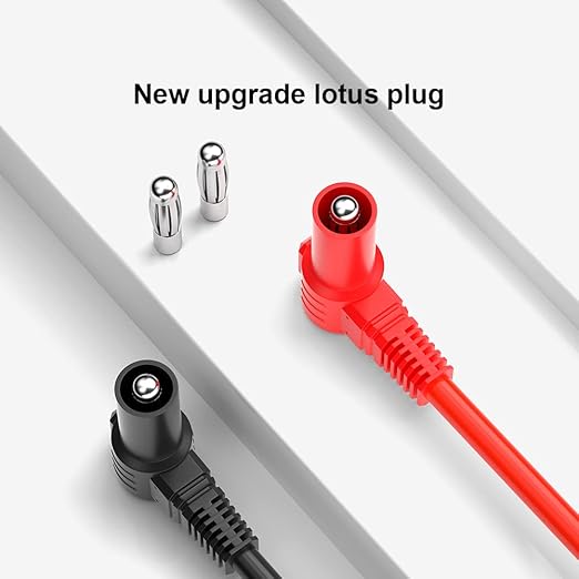 BES CAT III 2000V Voltage 20A Current Test Leads Probe Tip,for Digital Multimeter Electrical Voltmeter Currentmeter,Precision Cable Probe