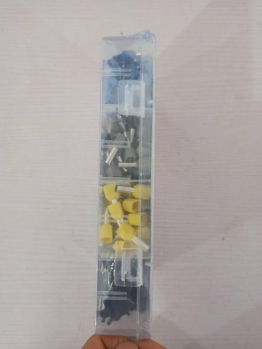 Lytool Wire-Ferrule Kit 1200pcs:Ferrule-Connectors, Double Ferrules Terminal Set, Insulated Ferrule Crimp Pins, Single Line Ferrules and Twin Wire Ferrule Set, AGW 23-6