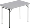 Folding Table 3ft Rectangular All-Occasion Plastic Folding Event Table by OutdoorOasisFurniture