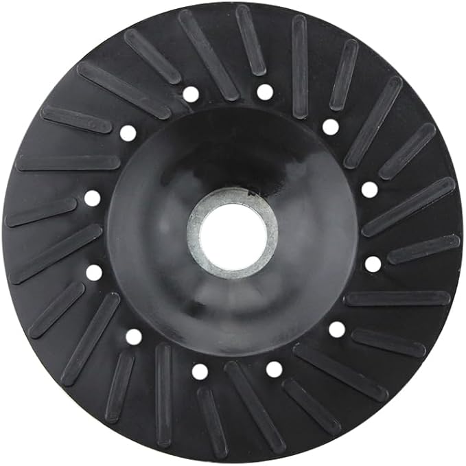BHA Angle Grinder Ribbed Backing Pad for Resin Fiber Disc, 4.5" x 5/8"-11