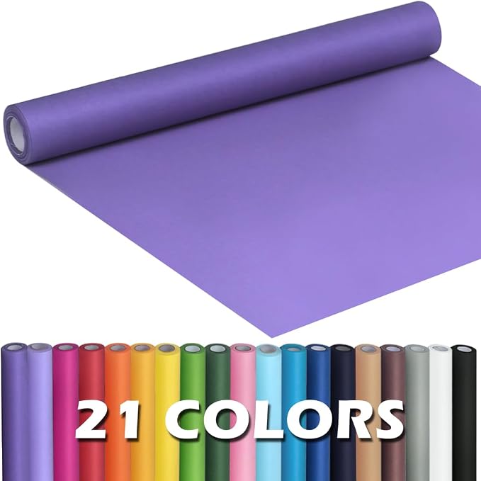 PerkHomy Purple Kraft Paper Roll 17.5" x 960" by PerkHomy