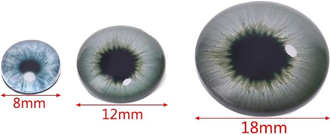 20Pcs Glass for Doll Eyes Animal Crafts Eyeballs for Dinosaur Eye Accessorie - Image 8