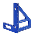 Imperial 3D Multi-Angle Measuring Ruler, 45/90 Degree Aluminum Alloy by KETIPED