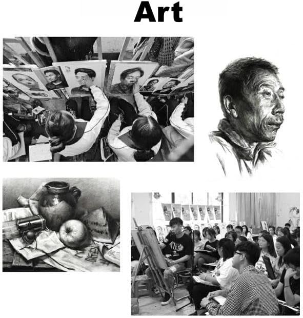 SIQITECHNO 6Pcs Woodless Graphite Pencils HB 2B 4B 6B 8B EE Drawing Sketching - Image 5